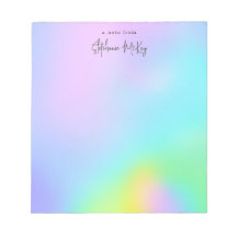 Pretty rainbow gradient personalized
