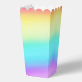 Pretty Rainbow Personalized Wedding Popcorn フェイバーボックス (裏面)
