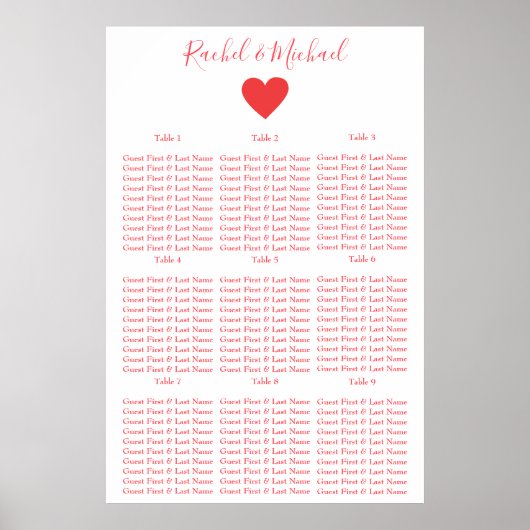 Pretty red and white ポスター (正面)