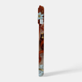 Pretty Red Haired Fairy with Dragon iPhone 15ケース (左側面)