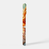 Pretty Red Haired Fairy with Dragon iPhone 15ケース (右側面)