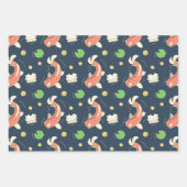 Pretty Red Koi ラッピングペーパーシート (正面3)