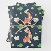 Pretty Red Koi ラッピングペーパーシート (インサイチュ)