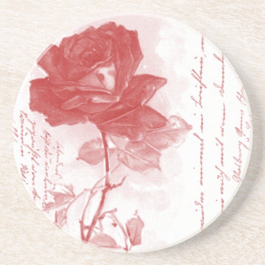 Pretty Red Rose コースター (正面)