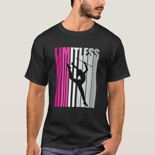 Pretty Rhythmic Gymnastics Squad Girl Kid Pink Lim Tシャツ (正面)