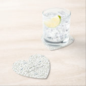 Pretty Romantic Blue Birds Bridal Shower ペーパーコースター (インサイチュ)