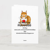 Pretty Roses on a Rustic Chair | Anniversary カード (裏面)