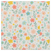 Pretty Spring Floral Craft  ファブリック (クローズアップ)
