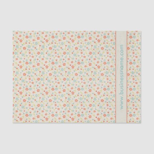 Pretty Spring Vintage Floral 薄葉紙 (正面)