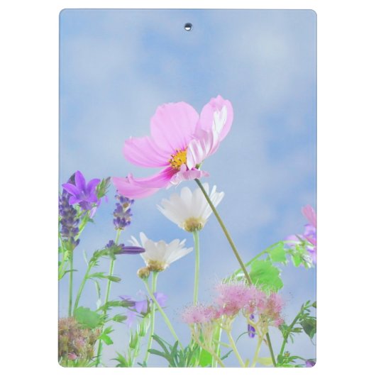 Pretty Spring Wild Flowers クリップボード (裏面)