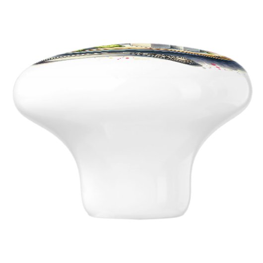 Pretty teacup of Tea with Lemon セラミックノブ (側面)