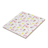 Pretty Tooth Fairy Magic Wand White Teeth タイル (側面)