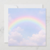 Pretty Unicorn, Castle and Rainbow  カード (裏面)