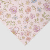 Pretty Vintage Flowers Floral Pattern 薄葉紙 (詳細)