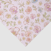 Pretty Vintage Flowers Floral Pattern 薄葉紙 (詳細)