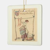 Pretty Vintage Lady セラミックオーナメント (左)