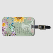 Pretty watercolor artwork with beautiful messages ラゲッジタグ (正面横)