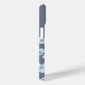 Pretty Watercolor Blue Floral  Case-Mate iPhoneケース (裏面 / 右)