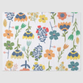 Pretty watercolor floral Beautiful colors Pink 薄葉紙 (正面)