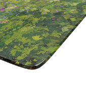 Pretty Watercolor Floral Bush Graphic Art Painting カッティングボード (角)