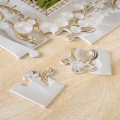 Pretty Wedding Personalized Photo ジグソーパズル (側面)