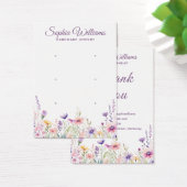 Pretty Wildflower Three Pairs Earring Display Card (デスク)