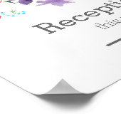 Pretty Wildflowers | ガーデン ウェディング レセプション サイン (角)