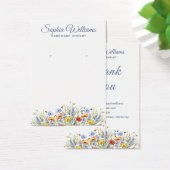 Pretty Wildflowers Boarder Earring Display Card (デスク)