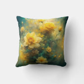 Pretty Yellow Flowers  クッション (裏面)