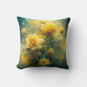 Pretty Yellow Flowers  クッション (正面)