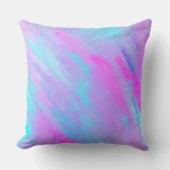 PrettyBrightはっきりしたオリジナル抽象芸術カラフル芸術品を気取った クッション (正面)