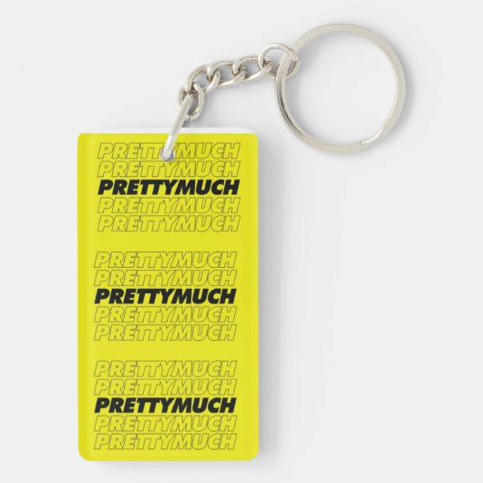 PRETTYMUCH Keychain キーホルダー (裏面)
