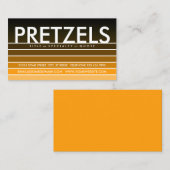 PRETZELSオレンジ色見本 名刺 (正面/裏面)