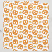 Pretzels & Cheese Scrapbook Paper (正面/裏面)
