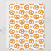 Pretzels & Cheese Scrapbook Paper (裏面)
