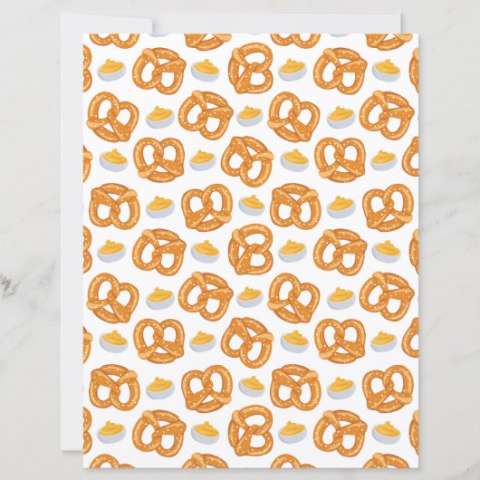 Pretzels & Cheese Scrapbook Paper (正面)