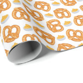 Pretzels & Cheese Wrapping Paper ラッピングペーパー (ロールコーナー)