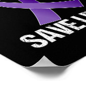 Prevent Overdose Save Lives Opioid Awareness  ポスター (角)