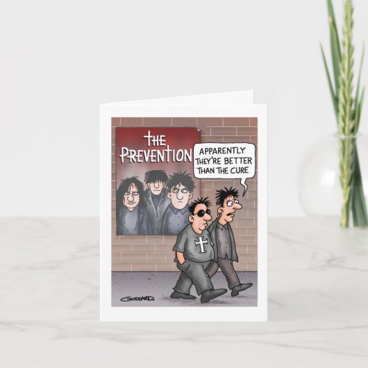 Prevention is better than cure カード (正面)