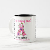 Previvor 9の乳癌 ツートーンマグカップ (正面左)