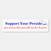 Prezを支えて下さい! バンパーステッカー (正面)