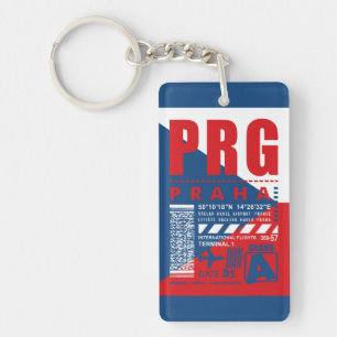 PRGプラハエアポート キーホルダー