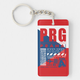 PRGプラハエアポート キーホルダー