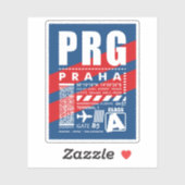 PRGプラハエアポート シール (シート)