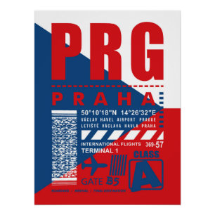 PRGプラハエアポート ポスター