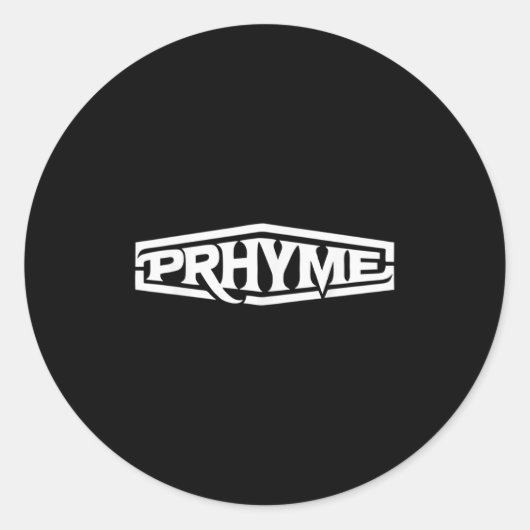 Prhymse Logo ラウンドシール (正面)