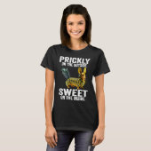 Prickly Outside Sweet On The Inside Pineapple Dach Tシャツ (正面フル)
