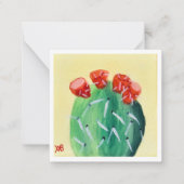 Prickly Pear Cactus ノートカード (正面)