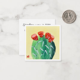 Prickly Pear Cactus ノートカード