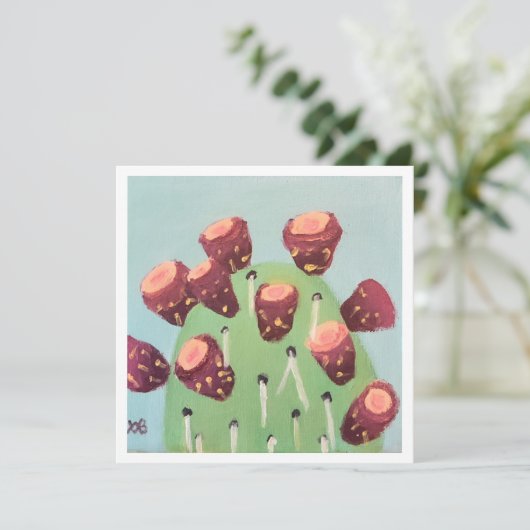 Prickly Pear Desert Cactus カード (スタンド正面)
